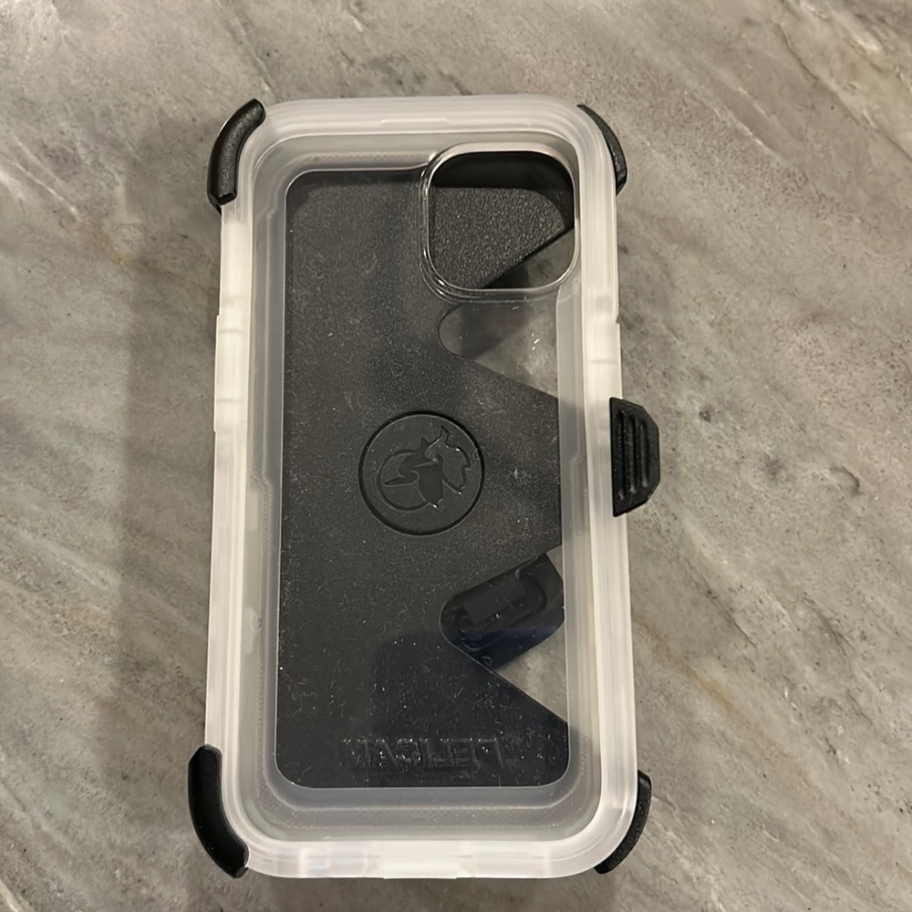 Black and Clear Pelican iPhone Case